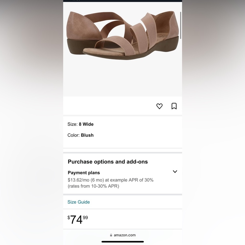 Brand New Size 10 Wide Life Stride Ladies Sandals
